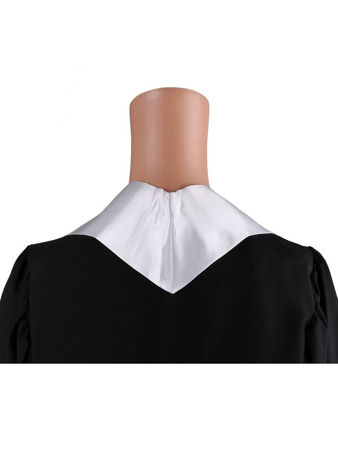SAMDEEMI Unisex Adult Plain Graduation Stole Sash 60" long, white - Image 3